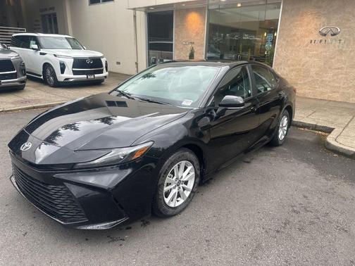 Midnight Black Metallic 2025 Toyota Camry LE
