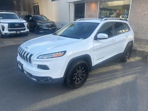 Bright White Clearcoat 2017 Jeep Cherokee Limited