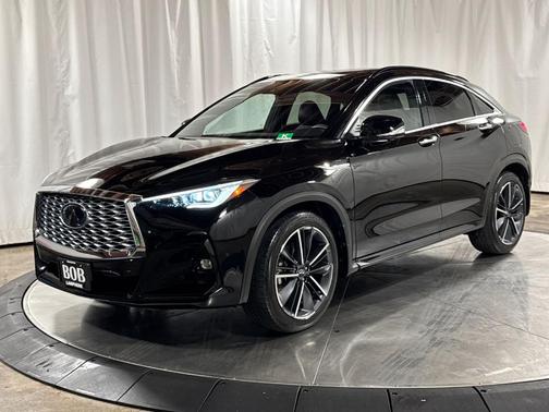 Black Obsidian 2025 INFINITI QX55 ESSENTIAL