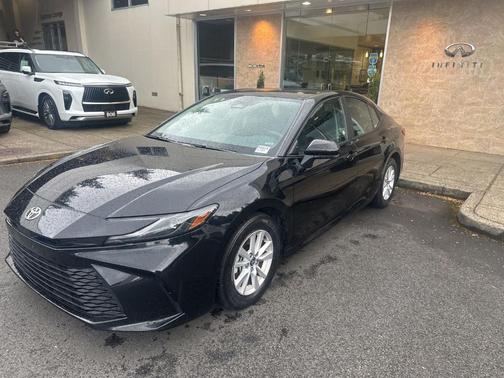 Midnight Black Metallic 2025 Toyota Camry LE