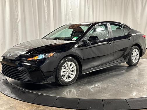 Midnight Black Metallic 2025 Toyota Camry LE