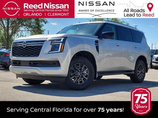 Brilliant Silver Metallic 2026 Nissan Armada SV