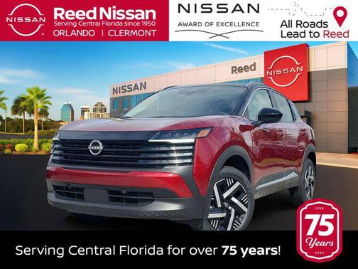 Scarlet Ember Tintcoat/Super Black 2026 Nissan Kicks SV