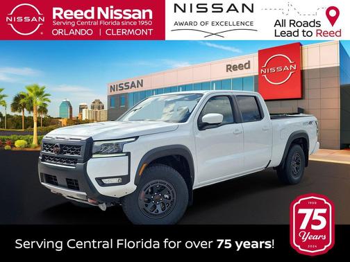 Glacier White 2026 Nissan Frontier PRO-4X