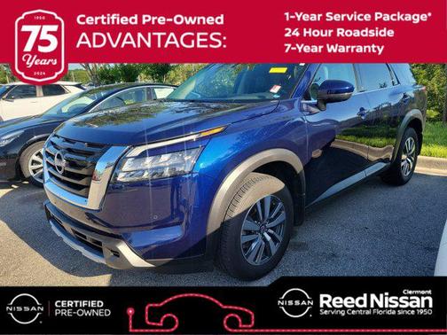 Deep Ocean Blue Pearl 2025 Nissan Pathfinder SL FWD