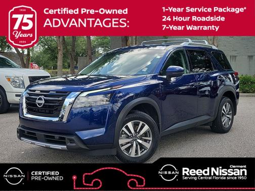 Deep Ocean Blue Pearl 2025 Nissan Pathfinder SL FWD