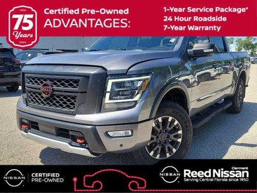 Gun Metallic 2023 Nissan Titan PRO-4X