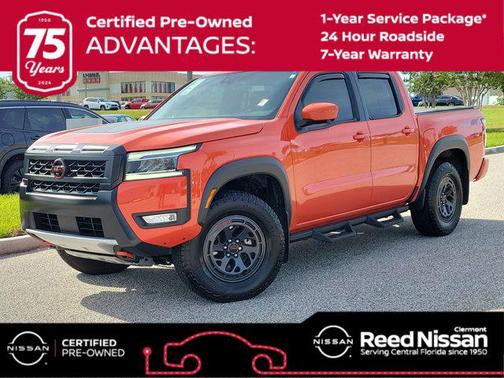 Afterburn Orange 2025 Nissan Frontier PRO-4X