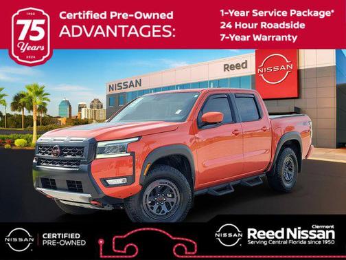 Afterburn Orange 2025 Nissan Frontier PRO-4X