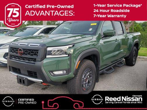 Tactical Green Metallic 2025 Nissan Frontier PRO-4X