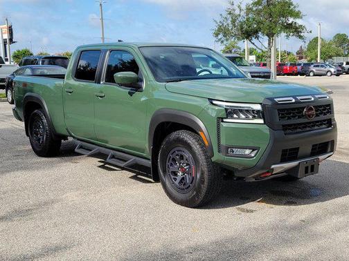 Tactical Green Metallic 2025 Nissan Frontier PRO-4X