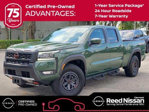 Tactical Green Metallic 2025 Nissan Frontier PRO-4X