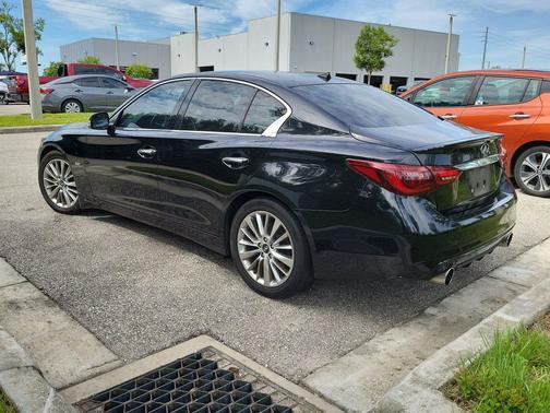 Midnight Black 2019 INFINITI Q50 3.0t LUXE