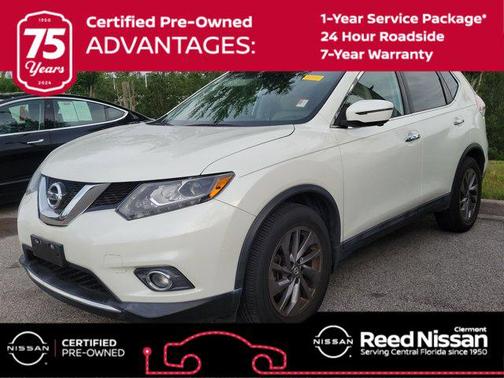 Pearl White 2016 Nissan Rogue SL