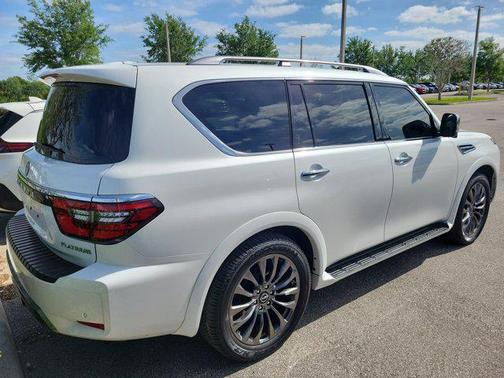 Aspen White Tricoat 2023 Nissan Armada Platinum 4WD