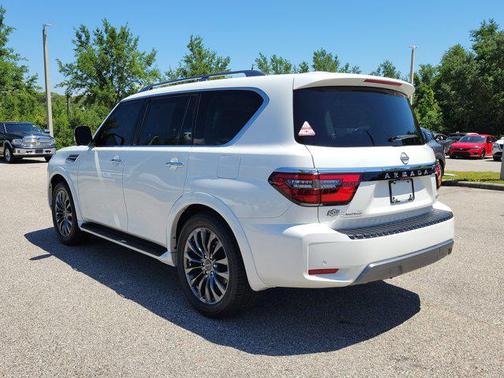 Aspen White Tricoat 2023 Nissan Armada Platinum 4WD