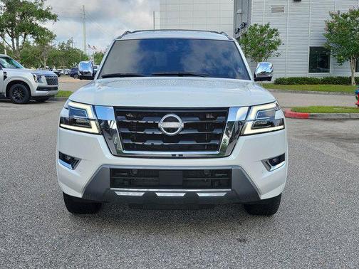 Aspen White Tricoat 2023 Nissan Armada Platinum 4WD