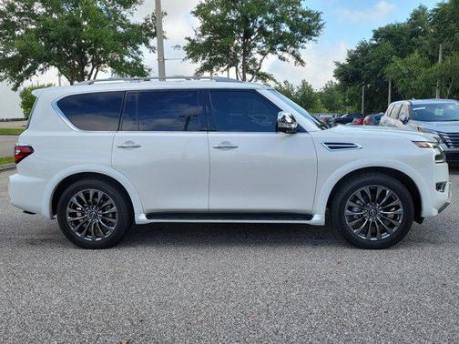 Aspen White Tricoat 2023 Nissan Armada Platinum 4WD