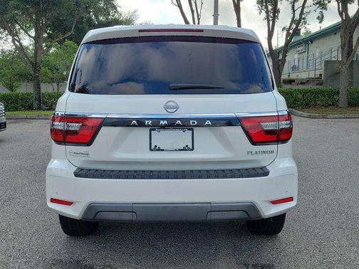 Aspen White Tricoat 2023 Nissan Armada Platinum 4WD