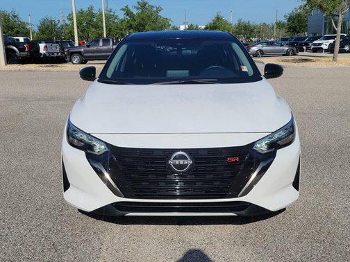 Aspen White Tricoat/Super Black 2024 Nissan Sentra SR