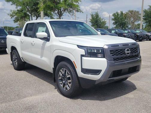 Glacier White 2026 Nissan Frontier SV