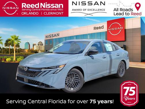 Atlantic Gray Metallic 2026 Nissan Sentra SV