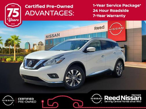 Pearl White 2015 Nissan Murano SL