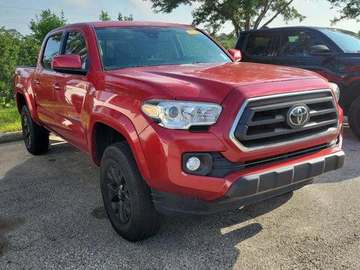 Barcelona Red Metallic 2021 Toyota Tacoma SR5