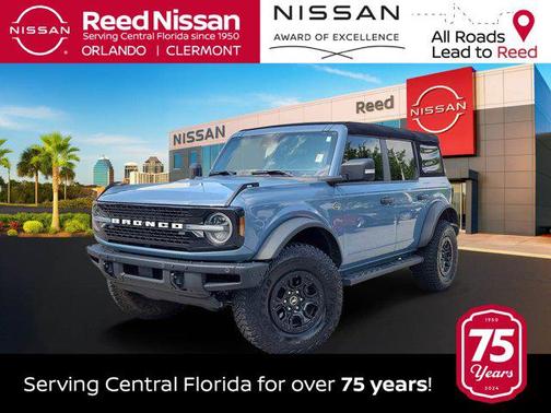 Azure Gray Metallic Tri-Coat 2024 Ford Bronco Wildtrak