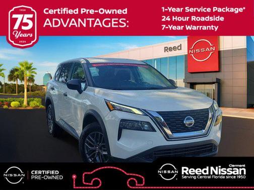 Glacier White 2021 Nissan Rogue S