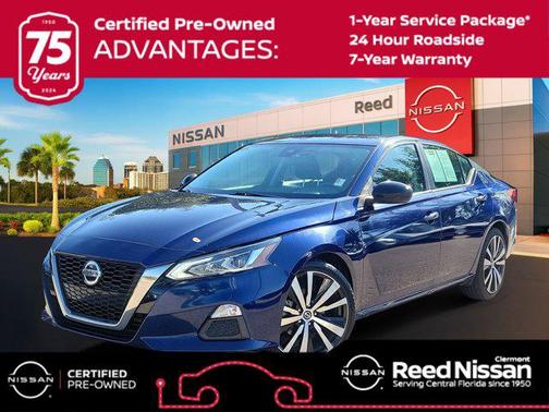 Deep Blue Pearl 2021 Nissan Altima SR FWD