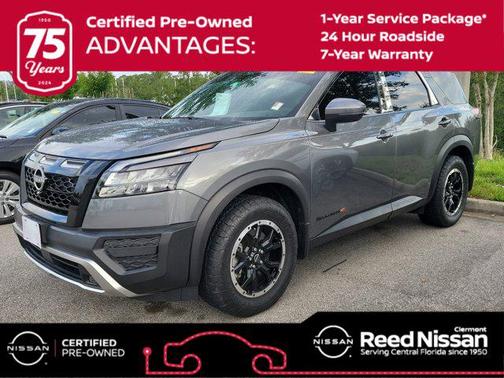 Gun Metallic 2024 Nissan Pathfinder Rock Creek 4WD
