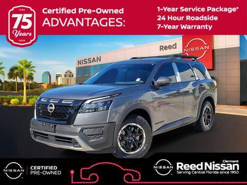 Gun Metallic 2024 Nissan Pathfinder Rock Creek 4WD