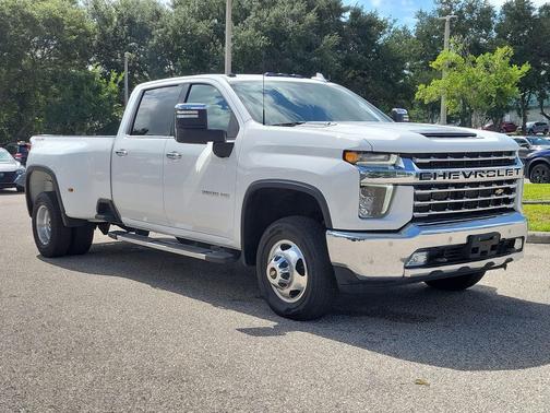 Summit White 2022 Chevrolet Silverado 3500 LTZ