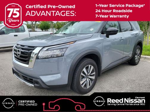 Solid Gray/Super Black 2024 Nissan Pathfinder SL FWD