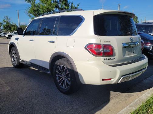 Pearl White 2017 Nissan Armada SL