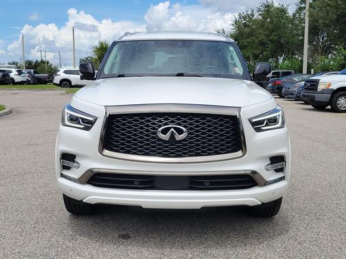 Moonstone White 2023 INFINITI QX80 PREMIUM SELECT AWD