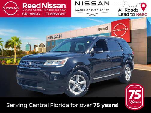 Shadow Black 2018 Ford Explorer XLT