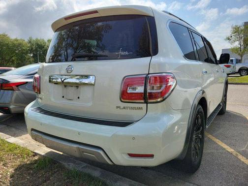 Pearl White 2017 Nissan Armada Platinum