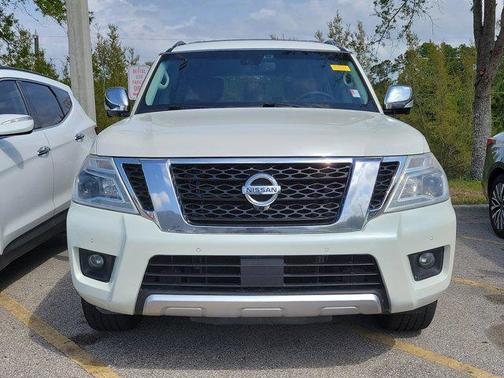 Pearl White 2017 Nissan Armada Platinum
