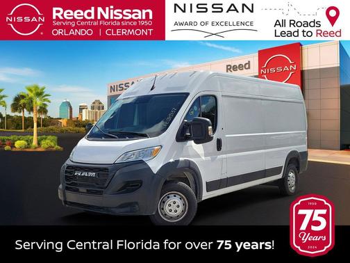 Bright White Clearcoat 2023 RAM ProMaster 2500 High Roof