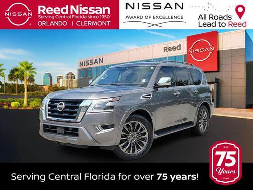 Gun Metallic 2021 Nissan Armada Platinum 2WD