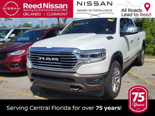 Ivory White Tri-Coat Pearlcoat 2020 RAM 1500 Longhorn