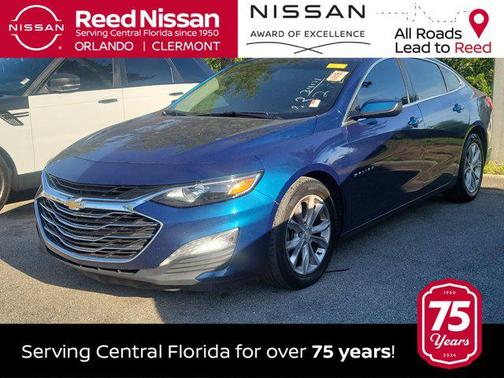 Pacific Blue Metallic 2019 Chevrolet Malibu LT