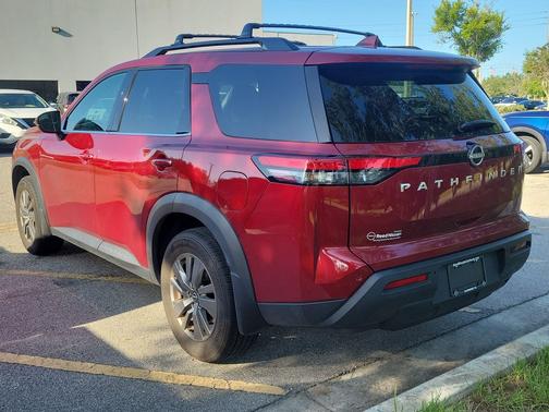 Scarlet Ember Tintcoat 2025 Nissan Pathfinder SV FWD