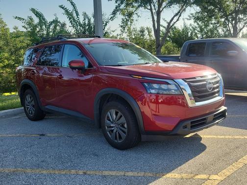Scarlet Ember Tintcoat 2025 Nissan Pathfinder SV FWD