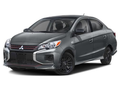 Graphite Gray Metallic w/Black Roof 2024 Mitsubishi Mirage G4 Black Edition