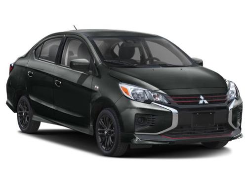 Graphite Gray Metallic w/Black Roof 2024 Mitsubishi Mirage G4 Black Edition
