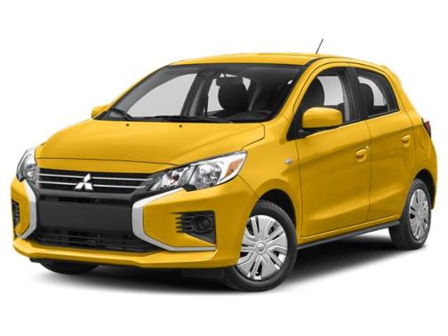 Sand Yellow 2022 Mitsubishi Mirage Black Edition