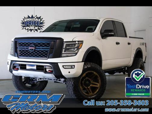 White 2021 Nissan Titan PRO-4X